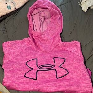Womens Under Armour Hot Pink ColdGear Hoodie- Size XS (fits a medium)